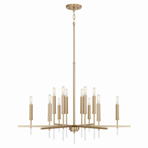 Elora 12 Light Chandelier in Matte Brass (65|449301MA)