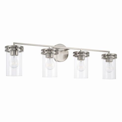 Fuller Four Light Vanity in Brushed Nickel (65|148741BN-539)