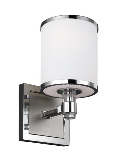 Prospect Park One Light Wall Sconce in Satin Nickel / Chrome (1|VS23301SN/CH)