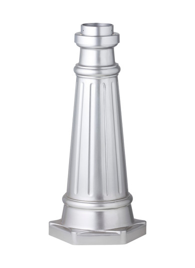 Outdoor Post Base Post Mount Base in Painted Brushed Steel (1|POSTBASE-PBS)