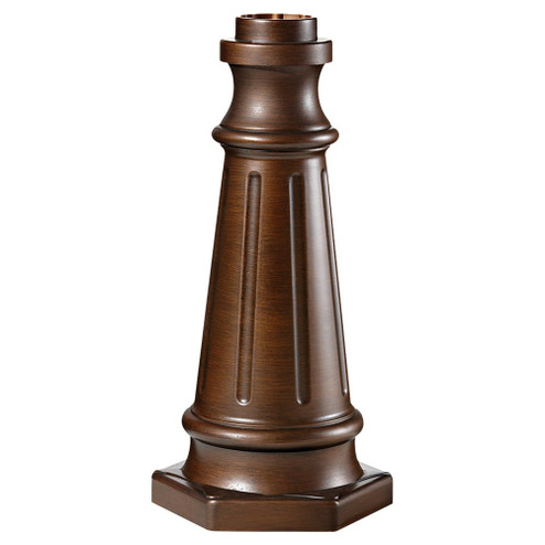 Outdoor Post Base Postbase in Heritage Bronze (1|POSTBASE HTBZ)