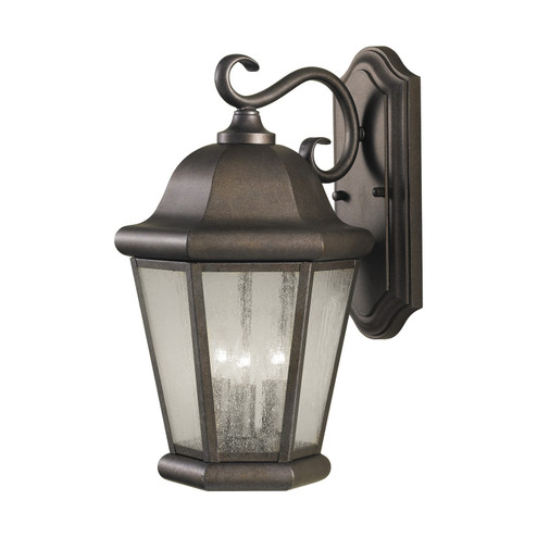 Martinsville Three Light Outdoor Wall Lantern in Corinthian Bronze (1|OL5902EN/CB)
