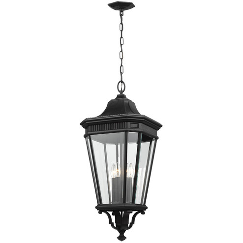 Cotswold Lane Four Light Hanging Lantern in Black (1|OL5414BK)