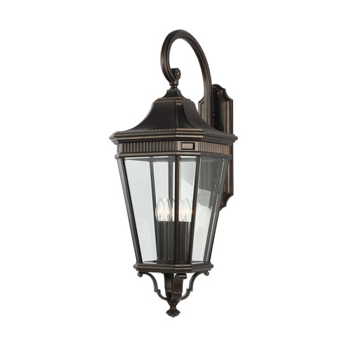 Cotswold Lane Four Light Wall Lantern in Grecian Bronze (1|OL5405GBZ)