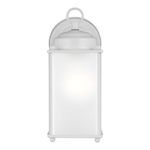 New Castle One Light Outdoor Wall Lantern in White (1|8593001-15)