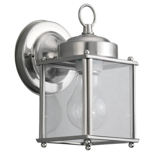 New Castle One Light Outdoor Wall Lantern in Antique Brushed Nickel (1|8592-965)