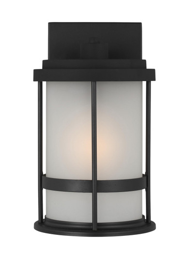 Wilburn One Light Outdoor Wall Lantern in Black (1|8590901EN3-12)