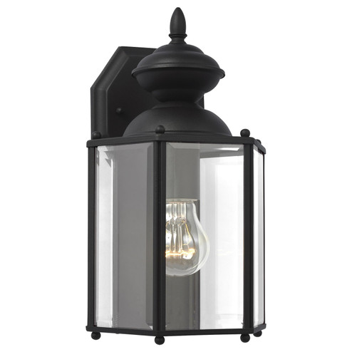 Classico One Light Outdoor Wall Lantern in Black (1|8509-12)