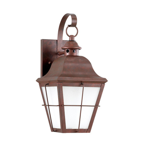 Chatham One Light Outdoor Wall Lantern in Weathered Copper (1|8462D-44)