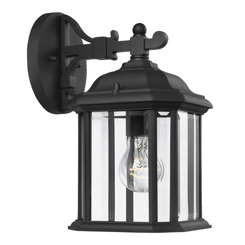 Kent One Light Outdoor Wall Lantern in Black (1|84029-12)