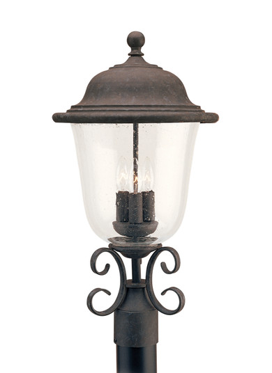 Trafalgar Three Light Outdoor Post Lantern in Oxidized Bronze (1|8259EN-46)