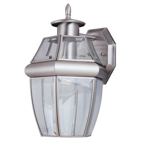 Lancaster One Light Outdoor Wall Lantern in Antique Brushed Nickel (1|8038-965)