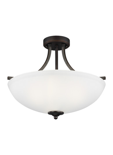 Geary Three Light Semi-Flush Convertible Pendant in Bronze (1|7716503-710)