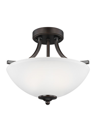 Geary Two Light Semi-Flush Convertible Pendant in Bronze (1|7716502EN3-710)