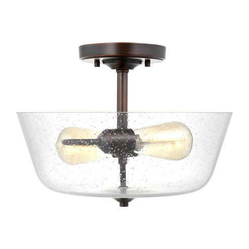 Belton Two Light Ceiling Semi-Flush Mount in Bronze (1|7714502-710)