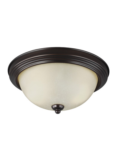 Geary Two Light Flush Mount in Bronze (1|77064EN3-710)