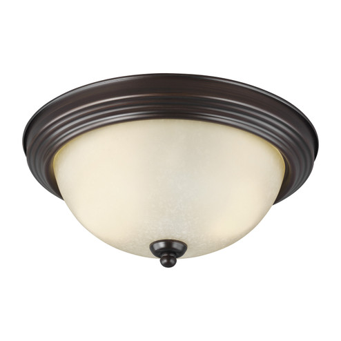 Geary Two Light Flush Mount in Bronze (1|77064-710)