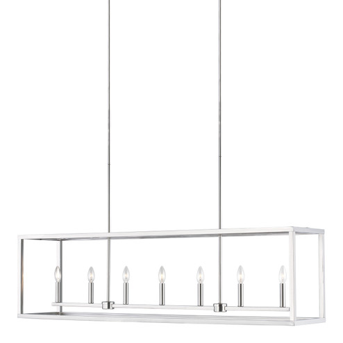 Moffet Street Seven Light Island Pendant in Brushed Nickel (1|6634507-962)