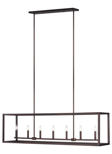 Moffet Street Seven Light Island Pendant in Bronze (1|6634507-710)