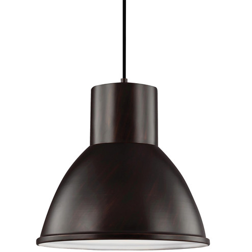 Division Street One Light Pendant in Bronze (1|6517401EN3-710)