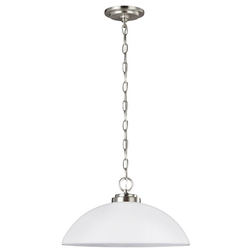 Oslo One Light Pendant in Brushed Nickel (1|65160EN3-962)