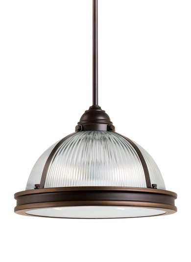 Pratt Street Prismatic Two Light Pendant in Autumn Bronze (1|65061EN3-715)