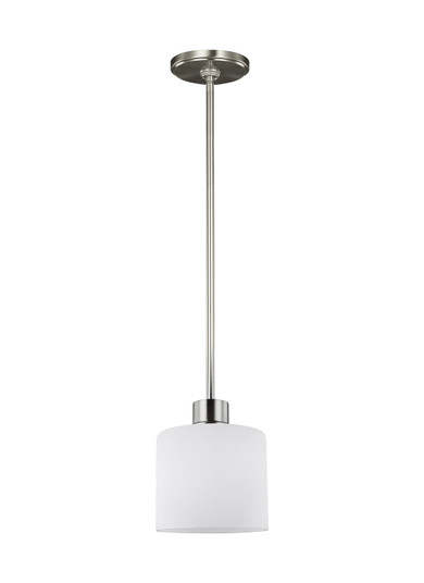 Canfield One Light Mini-Pendant in Brushed Nickel (1|6128801-962)