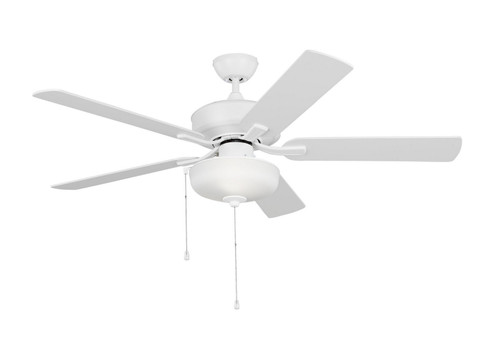 Linden 52'' Ceiling Fan in Matte White (1|5LDO52RZWD)