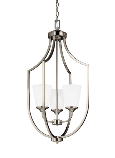 Hanford Three Light Hall / Foyer Pendant in Brushed Nickel (1|5224503EN3-962)