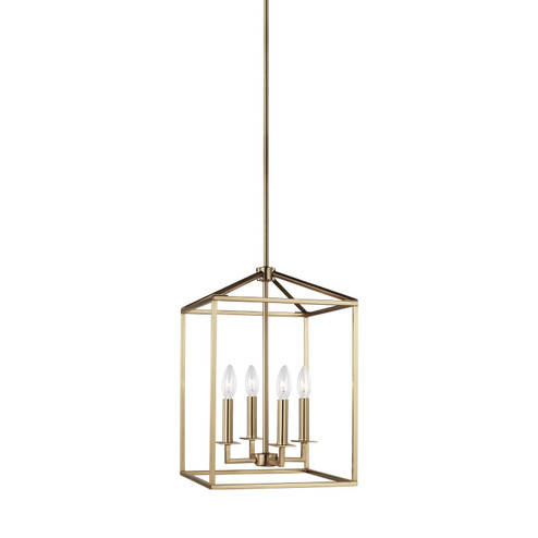 Perryton Four Light Hall / Foyer in Satin Brass (1|5215004EN-848)