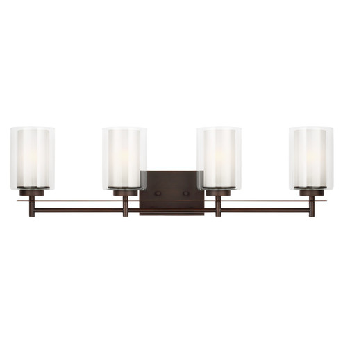 Elmwood Park Four Light Wall/ Bath in Bronze (1|4437304EN3-710)