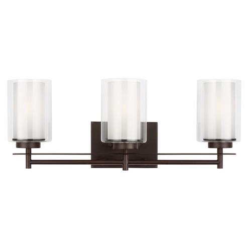 Elmwood Park Three Light Wall / Bath in Bronze (1|4437303-710)