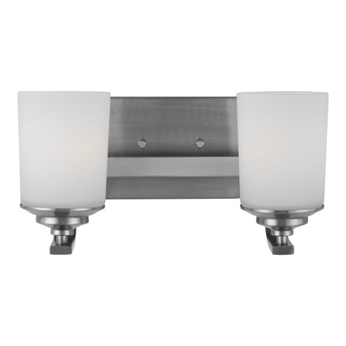 Kemal Two Light Wall / Bath in Brushed Nickel (1|4430702-962)