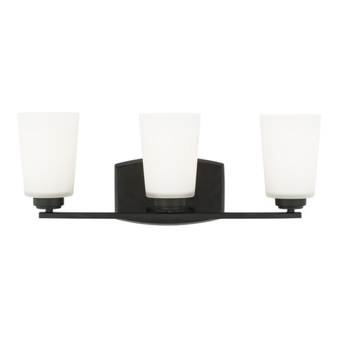 Franport Three Light Wall / Bath in Midnight Black (1|4428903-112)