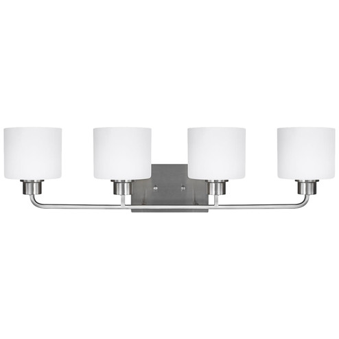 Canfield Four Light Wall / Bath in Brushed Nickel (1|4428804EN3-962)
