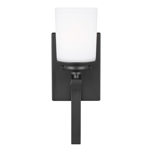 Kemal One Light Wall / Bath Sconce in Midnight Black (1|4130701-112)