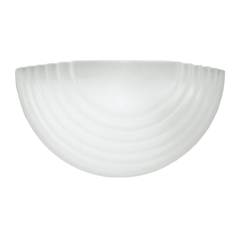 Stepped Glass One Light Wall / Bath Sconce in White (1|4123-15)
