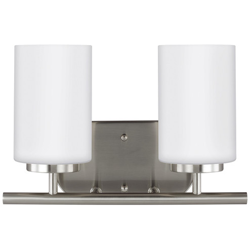 Oslo Two Light Wall / Bath in Brushed Nickel (1|41161EN3-962)