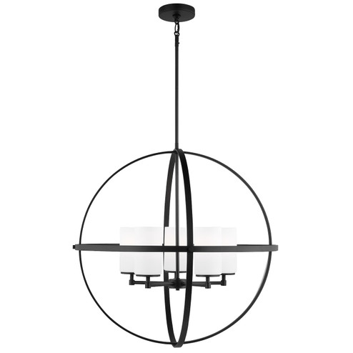 Alturas Five Light Chandelier in Midnight Black (1|3124605-112)