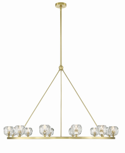 Aragon LED Chandelier in Soft Brass (60|ARA-10266-SB)
