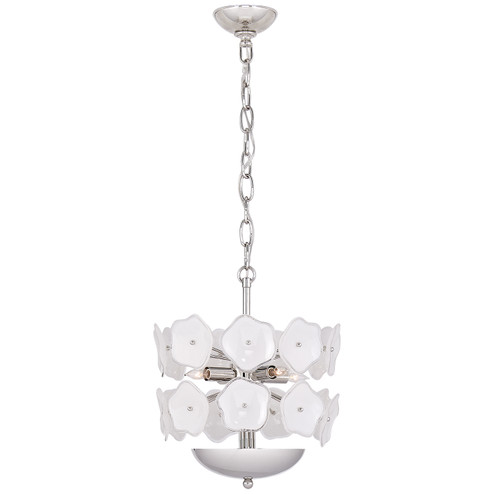 Leighton Four Light Chandelier in Polished Nickel (268|KS 5065PN-CRE)