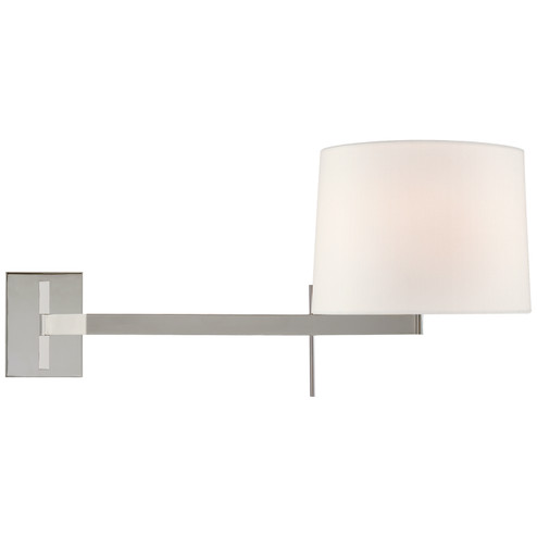 Sweep One Light Wall Sconce in Polished Nickel (268|BBL 2162PN-L)