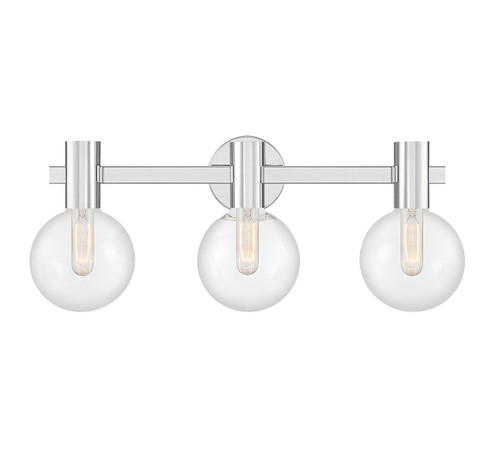 Wright Three Light Bathroom Vanity in Chrome (51|8-3076-3-11)