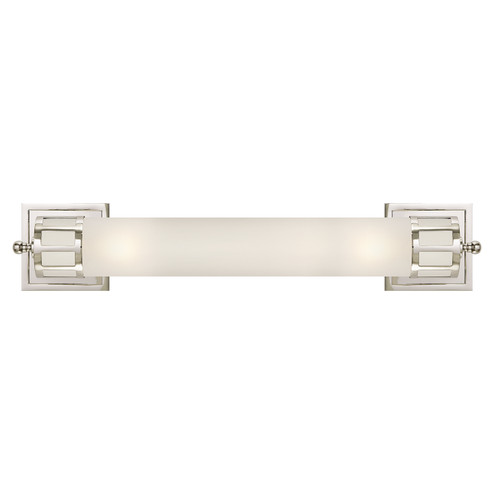 Openwork Two Light Wall Sconce in Polished Nickel (268|SS 2014PN-FG)