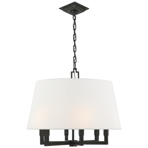 Square Tube Six Light Hanging Lantern in Bronze (268|SL 5820BZ-L)