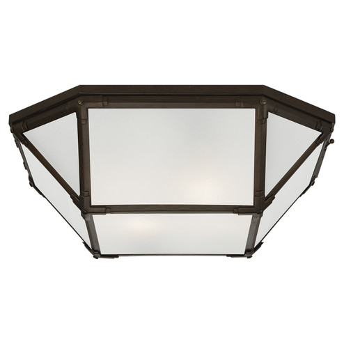 Morris Four Light Flush Mount in Antique Zinc (268|SK 4009AZ-FG)