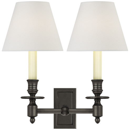 French Library Two Light Wall Sconce in Bronze (268|S 2212BZ-L2)