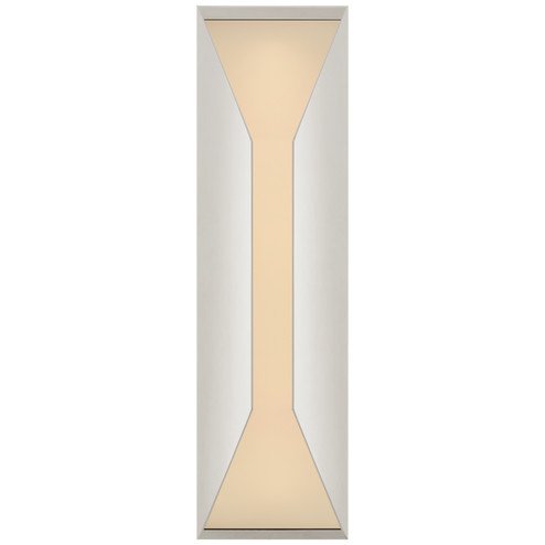 Stretto LED Outdoor Wall Sconce in Polished Nickel (268|KW 2721PN-FG)