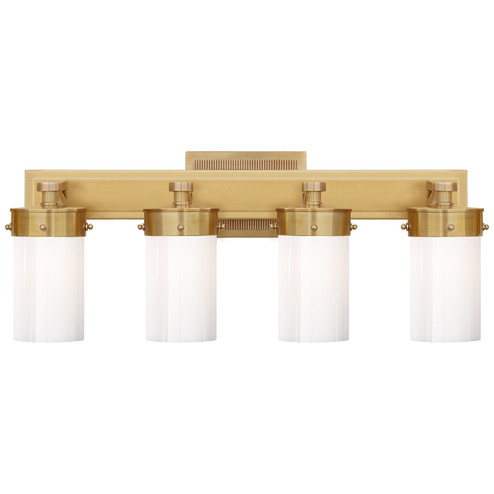 Marais Four Light Bath Sconce in Hand-Rubbed Antique Brass (268|TOB 2316HAB-WG)