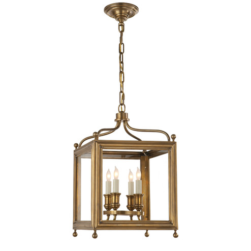 Greggory Four Light Lantern in Hand-Rubbed Antique Brass (268|SP 5001HAB)
